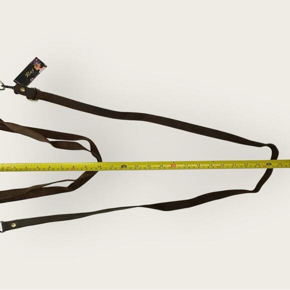 Raj | Handwoven Striped Tote Bag with Leather Straps | Multi Color - Picture 8 of 11